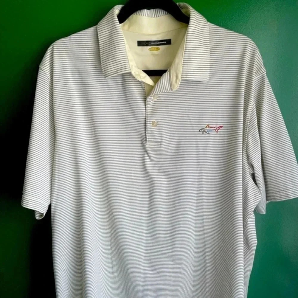 Mens XXL 2X Greg Norman Golf Shirt Polo Play Dry